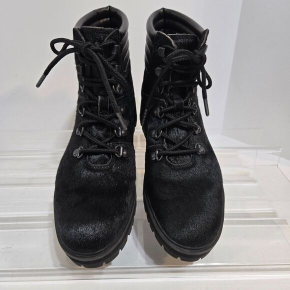 Timberland London Square Mid Hiker Ankle boots Womens Size 7.5/38.5 combat A2GD3 - Picture 3 of 9